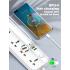 LDNIO SC5415 Popular Multi-Function Power Strip 5 Power Sockets +1PD 20W+1QC 18W+2 AUTO-ID Perfect Home/Office Charging Station - White